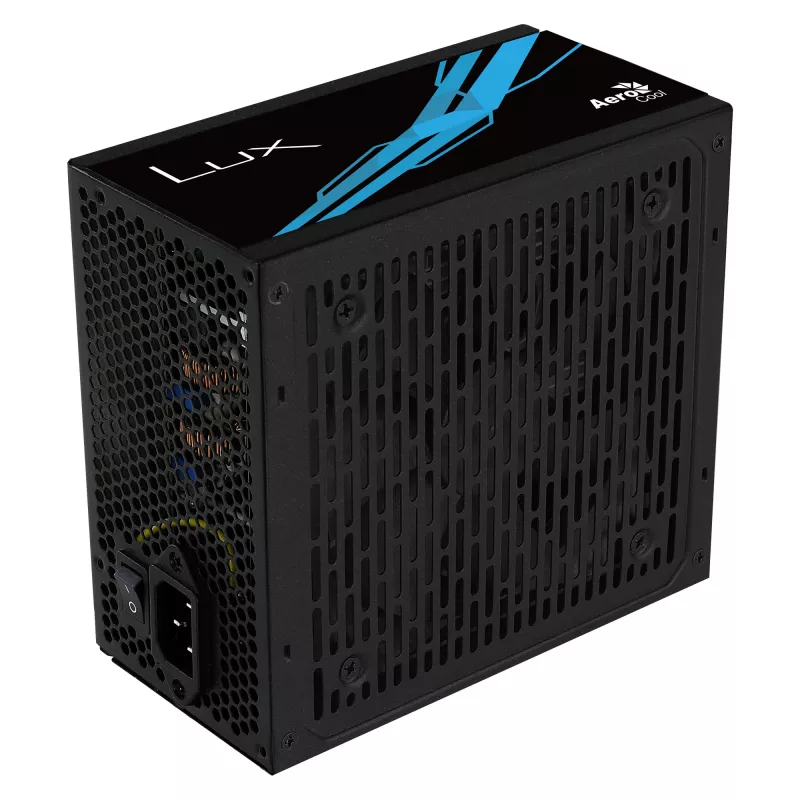Fonte de alimentação Aerocool LUX 550W 20+4 pin ATX ATX preta