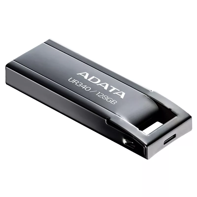Pen drive ADATA UR340 128 GB USB Type-A 3.2 Gen 2, caixa metálica, preta