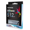 Pen drive ADATA UE800 512 GB USB Type-C 3.2 Gen 2 (3.1 Gen 2) prateada