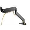 Suporte de secretária DIGITUS para monitor com mola a gás individual 35 polegadas, 15 kg máx. preto