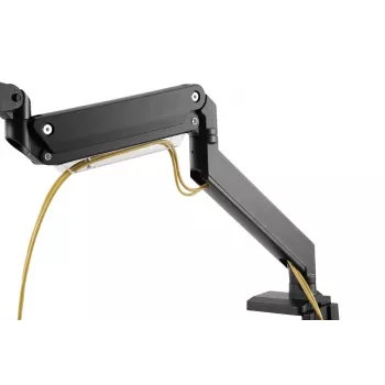 Suporte de secretária DIGITUS para monitor com mola a gás individual 35 polegadas, 15 kg máx. preto