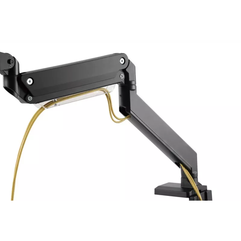 Suporte de secretária DIGITUS para monitor com mola a gás individual 35 polegadas, 15 kg máx. preto