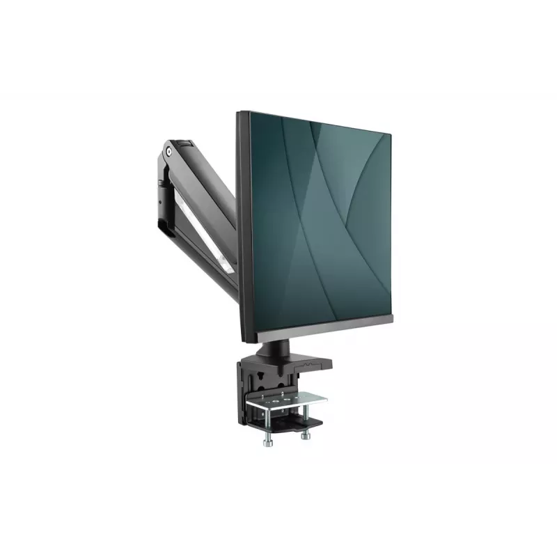 Suporte de secretária DIGITUS para monitor com mola a gás individual 35 polegadas, 15 kg máx. preto