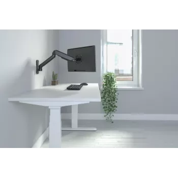 Suporte de parede DIGITUS para monitor com mola a gás individual 32 polegadas 9 kg máx. preto