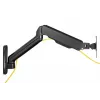 Suporte de parede DIGITUS para monitor com mola a gás individual 32 polegadas 9 kg máx. preto