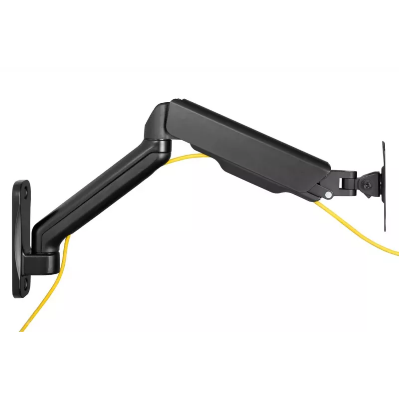 Suporte de parede DIGITUS para monitor com mola a gás individual 32 polegadas 9 kg máx. preto