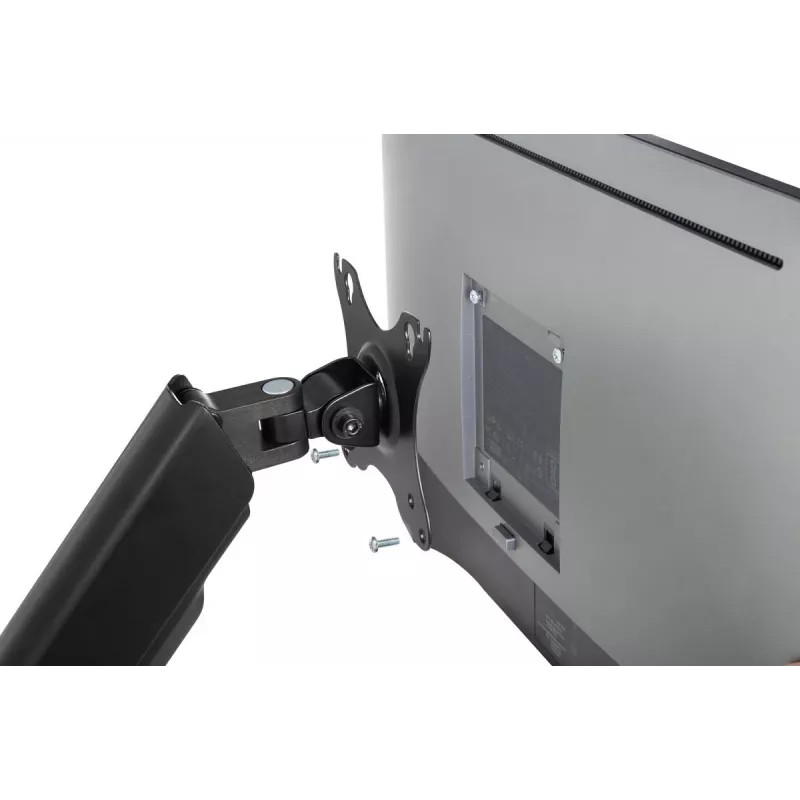 Suporte de parede DIGITUS para monitor com mola a gás individual 32 polegadas 9 kg máx. preto