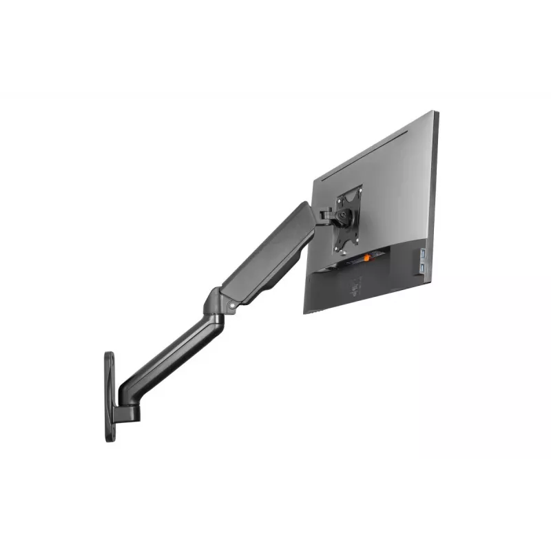 Suporte de parede DIGITUS para monitor com mola a gás individual 32 polegadas 9 kg máx. preto