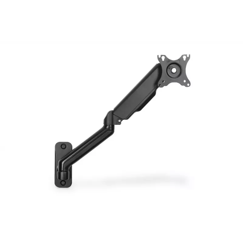 Suporte de parede DIGITUS para monitor com mola a gás individual 32 polegadas 9 kg máx. preto