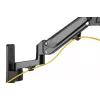 Suporte de parede DIGITUS para monitor com mola a gás individual 43 polegadas, máx. 23 kg - preto