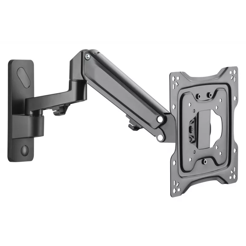 Suporte de parede DIGITUS para monitor com mola a gás individual 43 polegadas, máx. 23 kg - preto