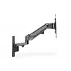 Suporte de parede DIGITUS para monitor com mola a gás individual 43 polegadas, máx. 23 kg - preto