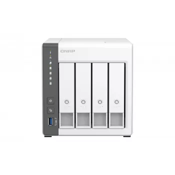 QNAP TS-433 NAS Torre ARM Cortex-A55 4 GB 0 TB QNAP QTS branco