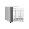 QNAP TS-433 NAS Torre ARM Cortex-A55 4 GB 0 TB QNAP QTS branco