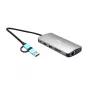 i-tec USB 3.0 USB-C/Thunderbolt 3x Display Metal Nano Dock com LAN + Power Delivery 100 W