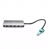 i-tec USB 3.0 USB-C/Thunderbolt 3x Display Metal Nano Dock com LAN + Power Delivery 100 W