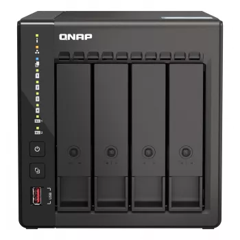 QNAP TS-453E NAS Torre Intel® Celeron® J6412 8 GB 0 TB QNAP QTS preto