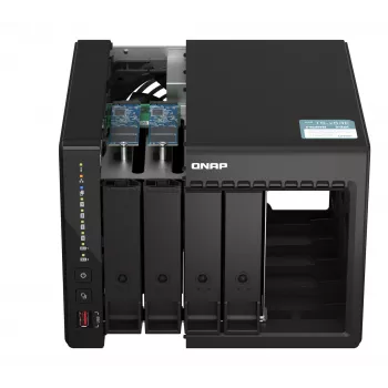 QNAP TS-453E NAS Torre Intel® Celeron® J6412 8 GB 0 TB QNAP QTS preto