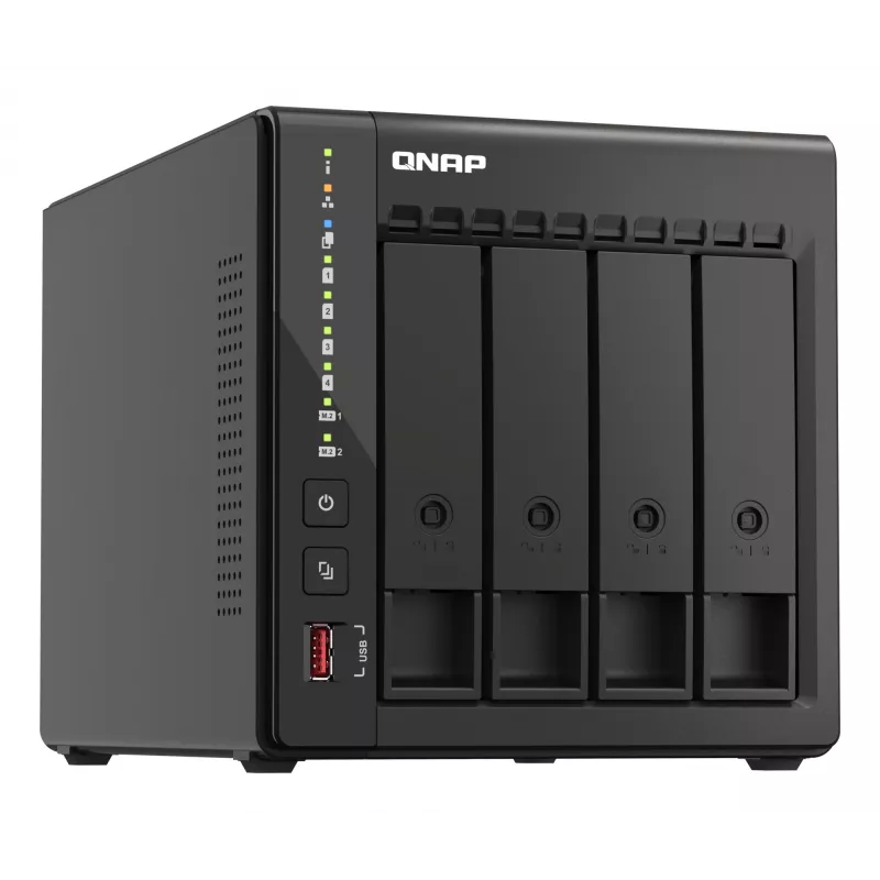 QNAP TS-453E NAS Torre Intel® Celeron® J6412 8 GB 0 TB QNAP QTS preto