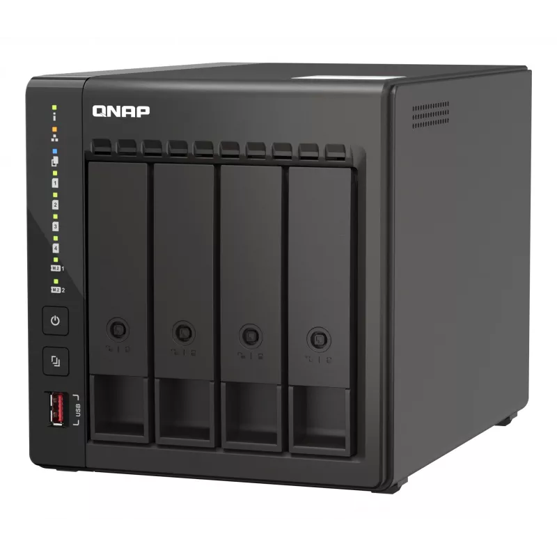 QNAP TS-453E NAS Torre Intel® Celeron® J6412 8 GB 0 TB QNAP QTS preto