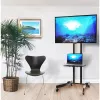 Techly ICA-TR23 suporte de TV móvel com rodas, 32-70 polegadas, 40 kg, com prateleira