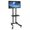 Techly ICA-TR23 suporte de TV móvel com rodas, 32-70 polegadas, 40 kg, com prateleira