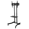 Techly ICA-TR23 suporte de TV móvel com rodas, 32-70 polegadas, 40 kg, com prateleira
