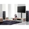 Suporte de TV de chão TECHLY ICA-TR27 para 32–55 polegadas (81,3–139,7 cm), VESA 100x100–600x400, inclinação -15–0°, carga máx. 40 kg, preto