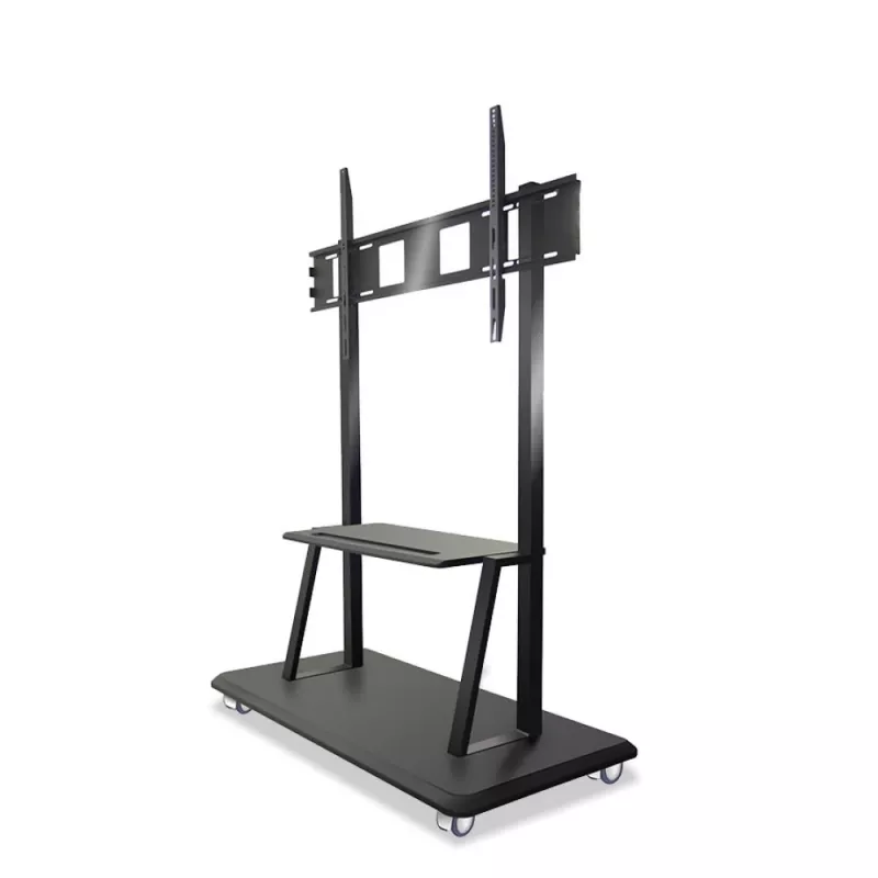 Suporte de chão portátil TECHLY Signage Display Mount ICA-TR31 para ecrãs 55–120 polegadas, VESA 1200x600, carga máx. 150 kg, preto