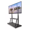 Suporte de chão portátil TECHLY Signage Display Mount ICA-TR31 para ecrãs 55–120 polegadas, VESA 1200x600, carga máx. 150 kg, preto