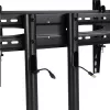 Suporte de chão TECHLY ICA-TR16T para ecrãs de 37 polegadas a 70 polegadas, VESA 200x200–600x400, até 50 kg, ajustável em altura, rodas, inclinação ±10° (preto)