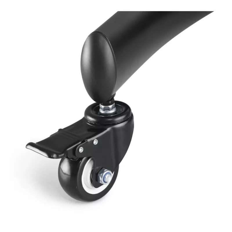 Suporte de chão com rodas Techly em aço com apoio ajustável em altura para TV de 60'' a 100''