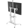 Carrinho/suporte multimédia Techly ICA-TR49W branco para ecrã plano