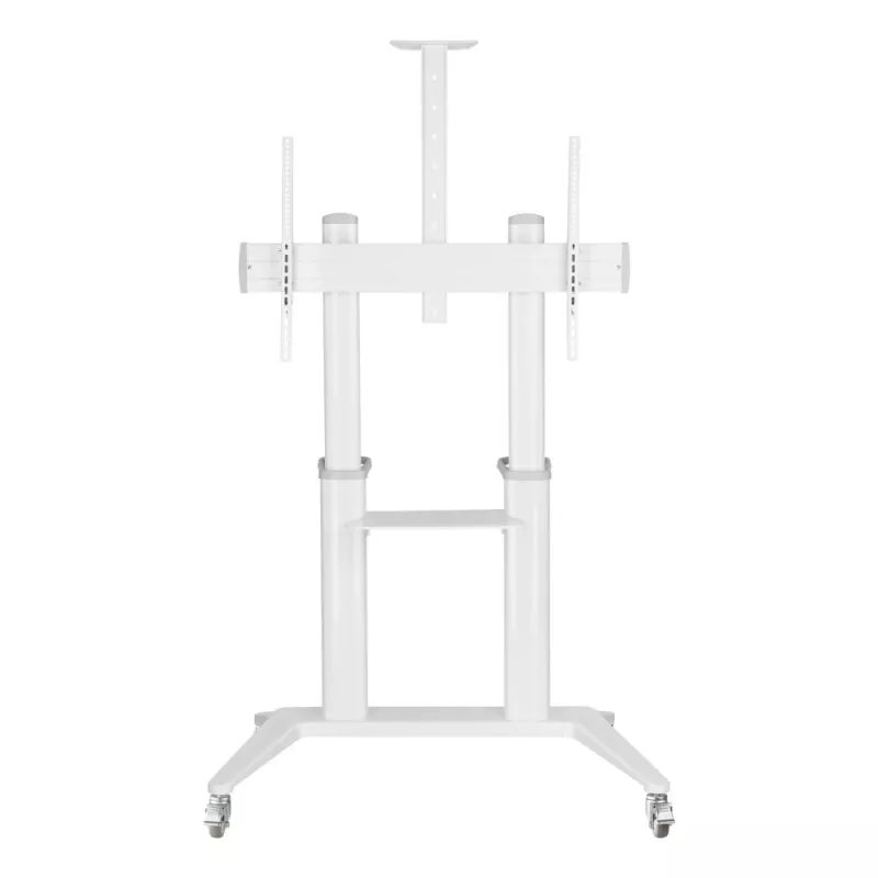 Carrinho/suporte multimédia Techly ICA-TR49W branco para ecrã plano