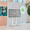 Carrinho/suporte multimédia Techly ICA-TR49W branco para ecrã plano