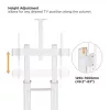 Carrinho/suporte multimédia Techly ICA-TR49W branco para ecrã plano