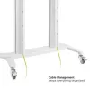Carrinho/suporte multimédia Techly ICA-TR49W branco para ecrã plano