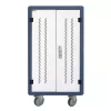 Estação de carregamento ventilada com rodas Techly 30 notebooks ou smartphones preto/cinzento