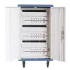 Estação de carregamento ventilada com rodas Techly 30 notebooks ou smartphones preto/cinzento