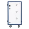 Estação de carregamento ventilada com rodas Techly 30 notebooks ou smartphones preto/cinzento
