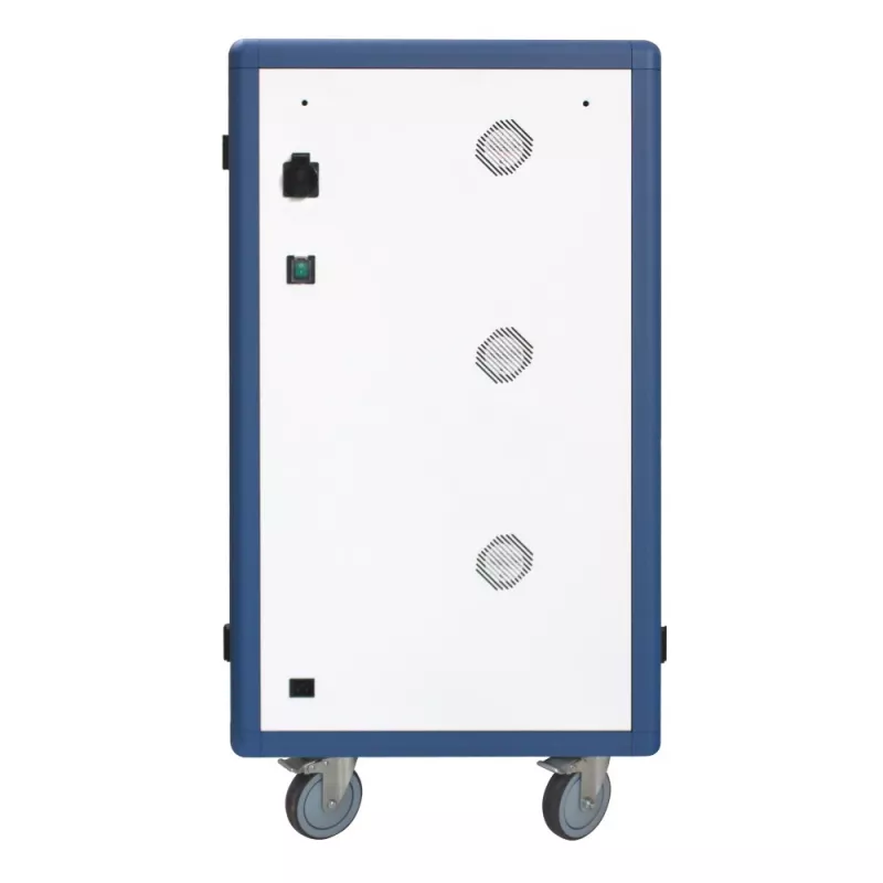 Estação de carregamento ventilada com rodas Techly 30 notebooks ou smartphones preto/cinzento