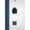 Estação de carregamento ventilada com rodas Techly 30 notebooks ou smartphones preto/cinzento