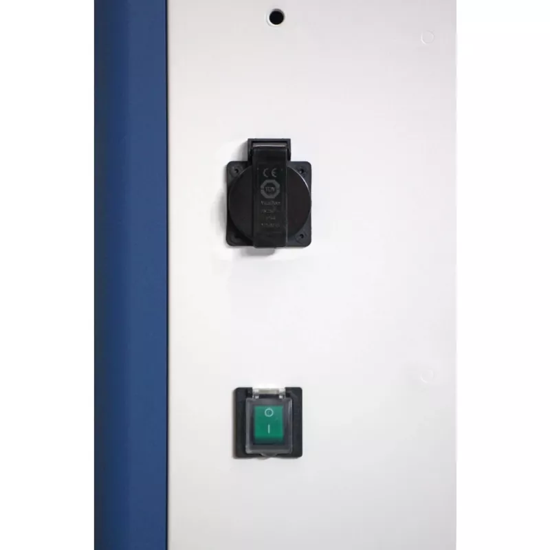 Estação de carregamento ventilada com rodas Techly 30 notebooks ou smartphones preto/cinzento