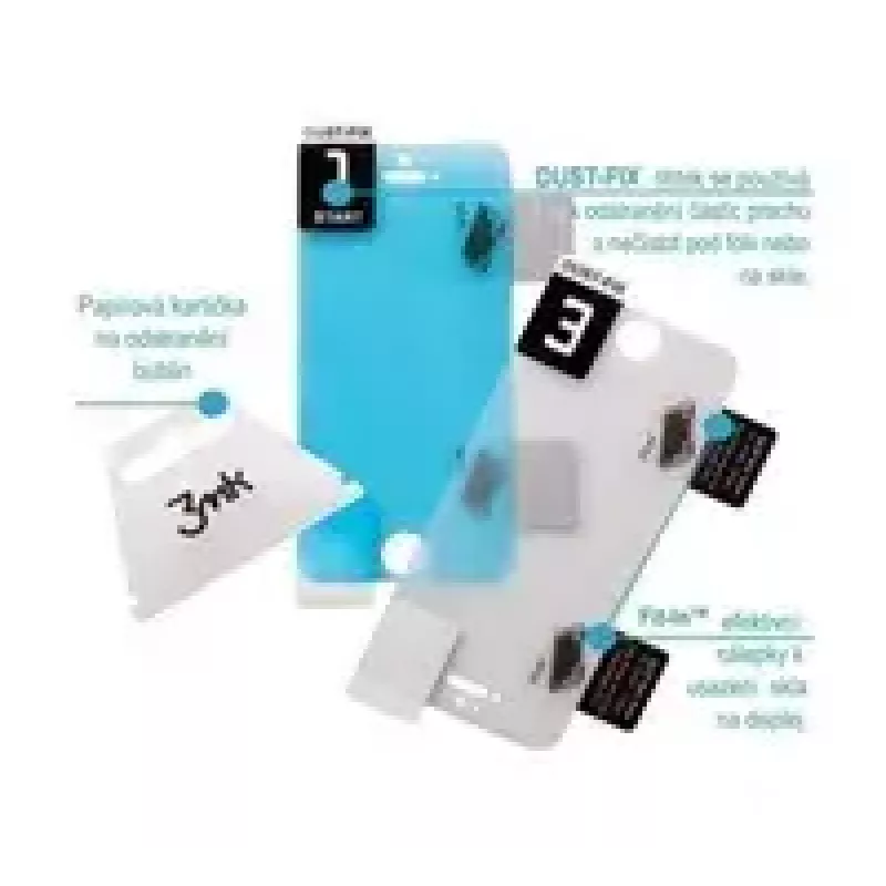 Película de proteção de ecrã 3MK FlexibleGlass para iPhone 14/14 Pro