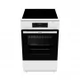 Fogão independente Gorenje GEIT5C60WPG elétrico com placa de indução por zonas branco