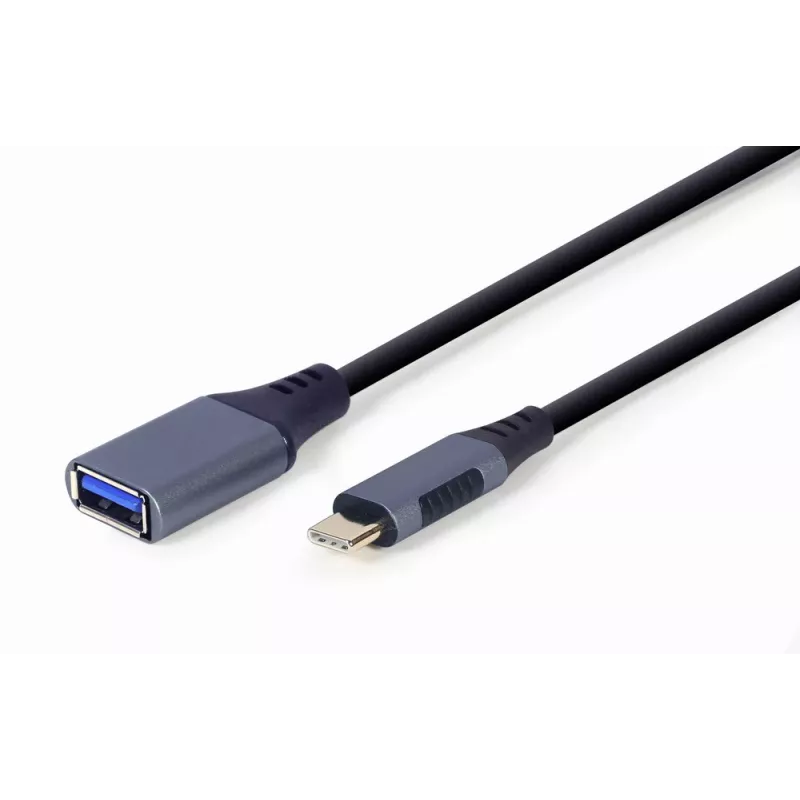 Cabo GEMBIRD USB 3.0 OTG Type-C para USB Type-A (CM/AF), cinzento espacial