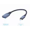 Cabo GEMBIRD USB 3.0 OTG Type-C para USB Type-A (CM/AF), cinzento espacial