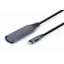 Adaptador de ecrã GEMBIRD USB Type-C para VGA, 15 cm, cinzento espacial