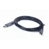 Adaptador de cabo de vídeo Gembird CC-USB3C-DPF-01-6 1,8 m USB Type-C para DisplayPort