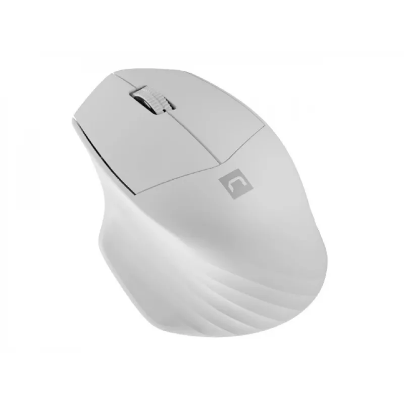 Rato ótico sem fios Bluetooth NATEC Siskin 2 — 1600 DPI, Bluetooth 5.0, para destros, branco